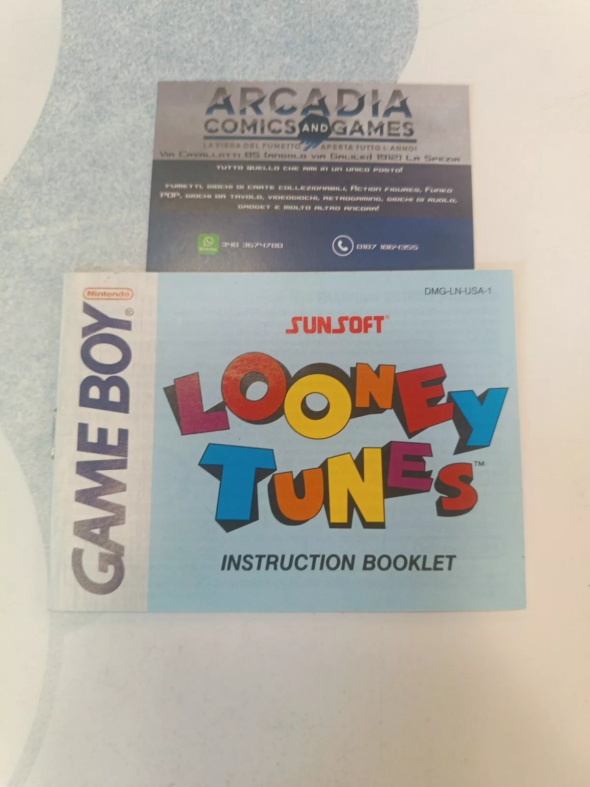Looney Tunes Manuale Di Istruzioni Game Boy Nintendo USA